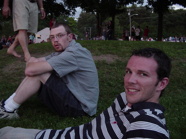 Al and Rich - a little perturbed at the lack of explosions.